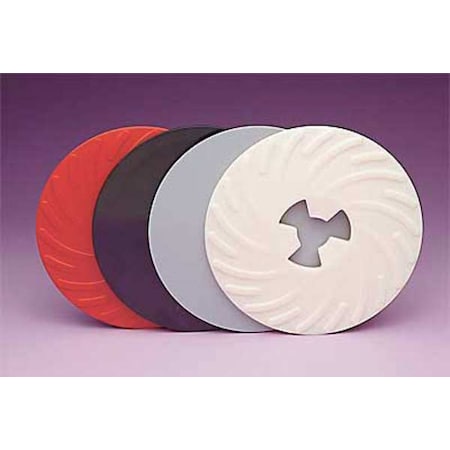 Disc Pad Ribbed Face Plate,5 In D, PK10
