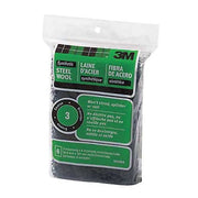 Sanding Wool Pad, Coarse, Black, PK18