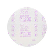Hook-and-Loop Sanding Disc, 6" Dia, Non-Vacuum, Aluminum Oxide, P1200 Grit, Coated Type, 260L