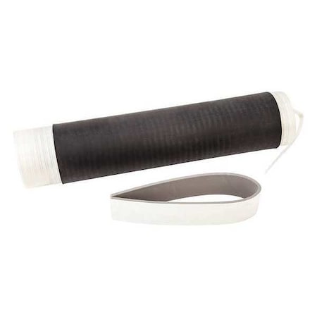 Cold Shrink Tube, Thin Wall, 2:1 I.D. Shrink Ratio, Black, 10 in, 40 PK