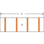 Butt Splice Wire Connector, 3/0 AWG Max, Orange, None Insulation, 30 PK