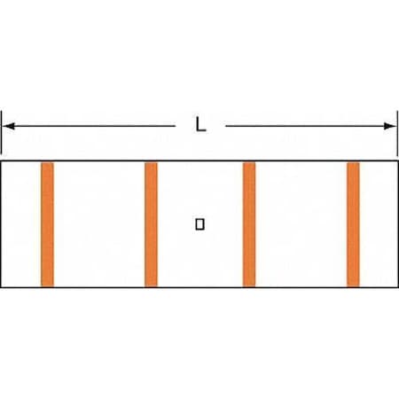 Butt Splice Wire Connector, 3/0 AWG Max, Orange, None Insulation, 30 PK