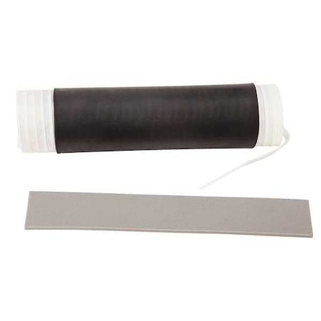 Cold Shrink Tube, Thin Wall, 2:1 I.D. Shrink Ratio, Black, 9 in, 40 PK