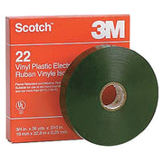 ElectricalTape,Black,36ydL,3/4inW,PK48