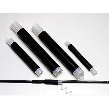 Cold Shrink Tube, Medium Wall, Not Rated I.D. Shrink Ratio, 2.67 in I.D. Before Shrinking, Black