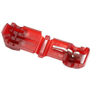 Insulation-Displacement Wire Connector, 18 AWG Max, 1 Port, Red, Nylon Insulation, 600 V, 1000 PK