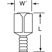 Female Disconnect, Bare, 16-14AWG, PK1000