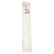 Cable Tie, 24 in L, 7.20 in Max Bundle Dia., Natural, Nylon 6/6, 175 lb Strength, 500 PK