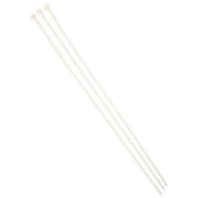 Cable Tie, 15 in L, 4 in Max Bundle Dia., Natural, Nylon, 120 lb Strength, 500 PK