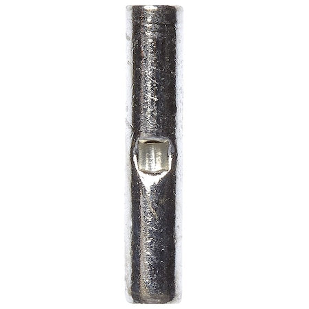 Butt Splice Wire Connector, 18 AWG Max, Red, None Insulation, 600 V, 1000 PK