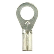 Ring Terminal, #10 Stud Size, 14 AWG, 600 V, Bare Insulated, Bare, Crimp Termination Only, 1000 PK