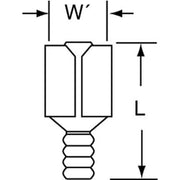 Female Disconnect, Bare, 22-18AWG, PK1000