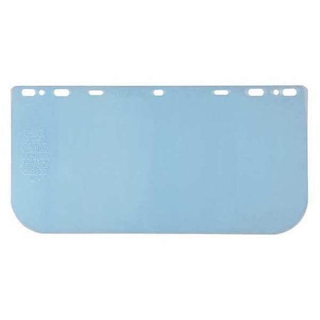 Face Shield Visor, Clear Visor, 8" Height, Uncoated Lens, Clear