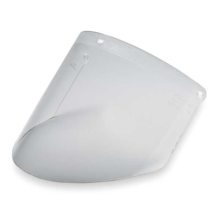 Face Shield Visor, Clear Visor, Polyethylene, Uncoated Lens, Clear
