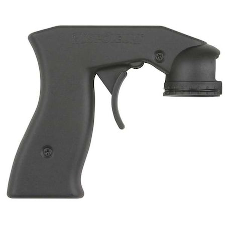 Spray Can Grip, 4 1/2 in Lg, 1 1/2 in Wd, Black, Aerosol Spray Can