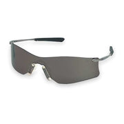 Rubicon (T4), Safety Glasses, Anti-Fog, Gray Lens, Black/Silver Frame, Frameless