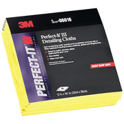Detailing Cloth,Microfiber,14x12 In, 6 Cloths, PK6