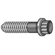 Grade 9, 3/4"-10 Flange Bolt, Plain Alloy Steel, 2 in L, 65 PK