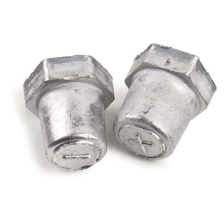 Straight Connector Conversion, Screw, PK10, Stud Size: 3/8 in