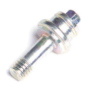 Straight Terminal, Bolt, Steel/Zinc, PK25