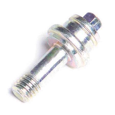 Straight Terminal, Bolt, Steel/Zinc, PK25