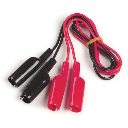 Alligator Clip with Lead,30 In,PK2