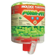 Pura-Fit Ear Plug Dispenser, PlugStation, Uncorded, Bullet Shape, NRR 33 dB, Green, 250 Pairs