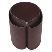 Sanding Belt, 6 in W, 60 in L, Coated, Aluminum Oxide, 80 Grit, Not Applicable, 341D, Brown