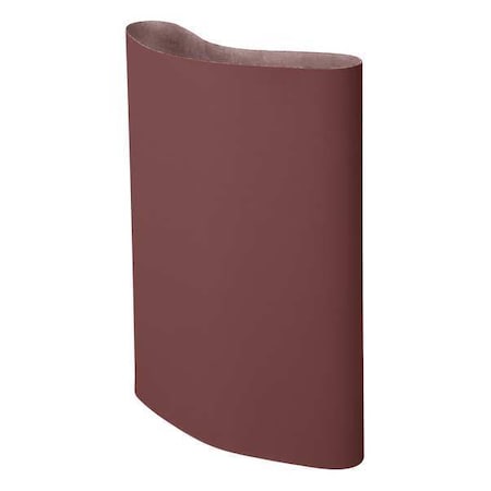 Sanding Belt, 37 in W, 60 in L, Coated, Aluminum Oxide, P100 Grit, Not Applicable, 341D, Brown