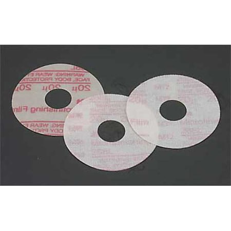 Psa Sanding Disc, Film, 6in, 100Micrn, PK500