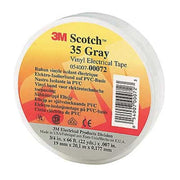 ElectricalTape,Gry,6-5/8ydL,1/2inW,PK100