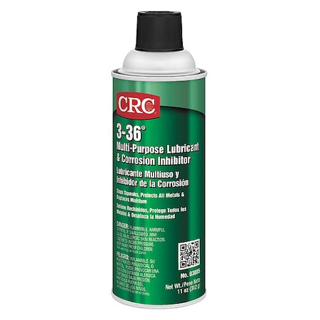 Multi-Purpose Lubricant and Corrosion Inhibitor, 3-36, -50 to 250 Degrees F, 16 oz Aerosol Can