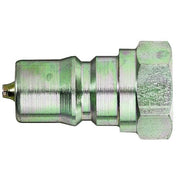 Hydraulic Quick Connect Hose Coupling, Steel Body, Sleeve Lock, 3/8"-18 Thread Size, FD45, B Series