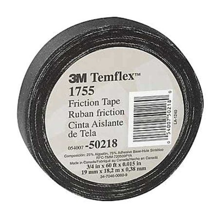 ElectricalTape,Blk,27-1/2ydL,3/4inW,PK60