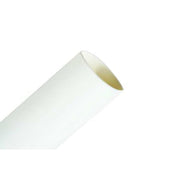 Heat Shrink Tube, Thin Wall, 2:1 I.D. Shrink Ratio, 0.5 in I.D. Before Shrinking, White, 4 ft