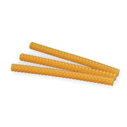 Hot Melt Adhesive, Tan, 5/8 in Dia, 8 in L, 45 sec Begins to Harden, 154 PK
