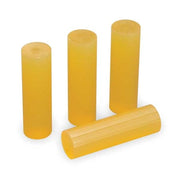 Hot Melt Adhesive, Amber, 5/8 in Dia, 2 in L, 50 sec Begins to Harden, 484 PK