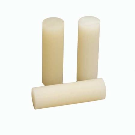Hot Melt Adhesive, Off White, 5/8 in Dia, 2 in L, 30 sec Begins to Harden, 528 PK