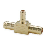 1/4" x 1/4" x 0.170" Barb Brass Union Tee