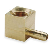 1/4" Barb x FNPT Brass 90 Degree Elbow