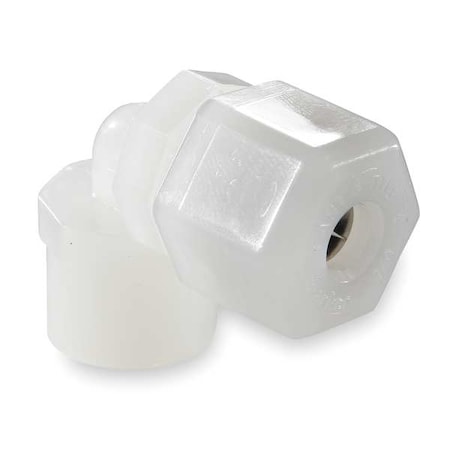Elbow, Nylon, Comp. 1/4 in, MNPTF 1/8 in