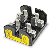 Open Fuse Block, 0 to 30A Amp Range, 600V AC/DC Volt Rating, 2 Poles, Box Lug