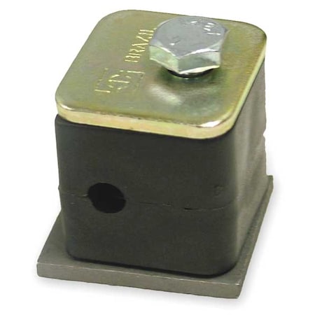Tube Clamp Kit,Weld Plate,3/4 In
