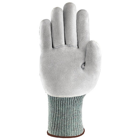 Activarmr Cut-Resistant Gloves, A5 Cut Level, Goatskin Leather Palm, Medium (Size 8), 1 Pair