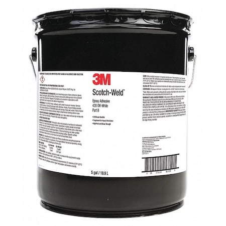 Asphalt Remover, 420 Series, Off White, Pail, 2:01 Mix Ratio, 2 hr Functional Cure