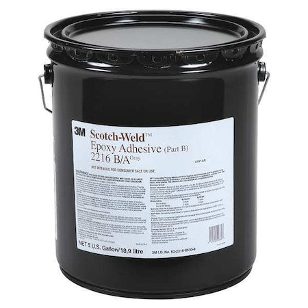 Epoxy Adhesive, 2216 Series, Gray, Can, 2:03 Mix Ratio, 12 hr Functional Cure