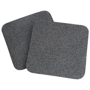 Anti-Slip Tread Mineral Coated; Substrate: Plastic Film 60 Grit Size, Black, 5-1/2" W x 5-1/2" L