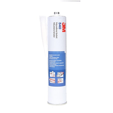 Polyurethane Sealant, 14 oz, Sausage Pack, White, Polyurethane Base, 540
