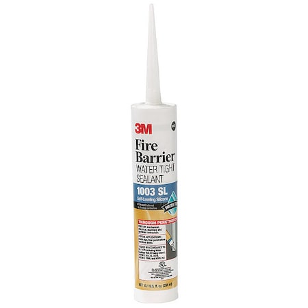 Fire Barrier Sealant,10.1 OZ., Gray, PK12