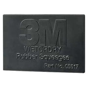 Rubber Squeegee,2.75x4 1/4In, Black, PK50